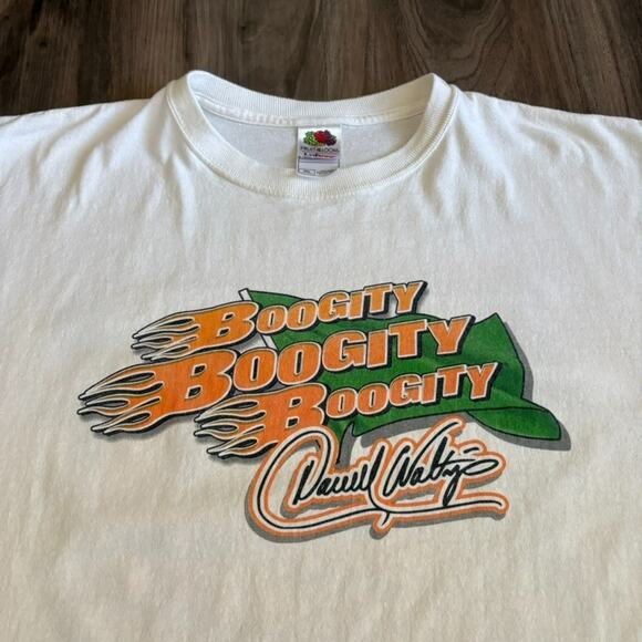 Vintage Darrell Waltrip NASCAR T-Shirt Men's Size XXL Boogity White Racing - Picture 2 of 7